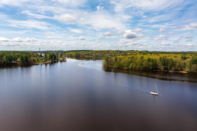 80 Indian Rivers Dr, Eliot, ME 03903 - water view featuring a heavily wooded area