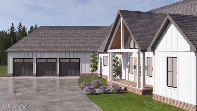 80 Indian Rivers Dr, Eliot, ME 03903 - view of front of property featuring board and batten siding and a shingled roof