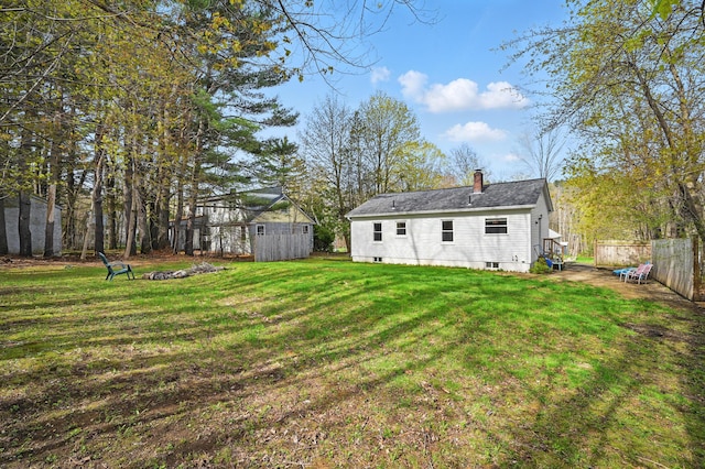 19 Brann Ave, Augusta, ME 04330 - back of property featuring a chimney