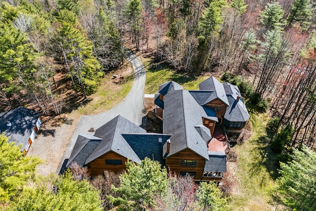 1026 Essex St, Bangor, ME 04401 - aerial view of property and surrounding area featuring a forest