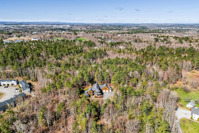 1026 Essex St, Bangor, ME 04401 - aerial view of a heavily wooded area