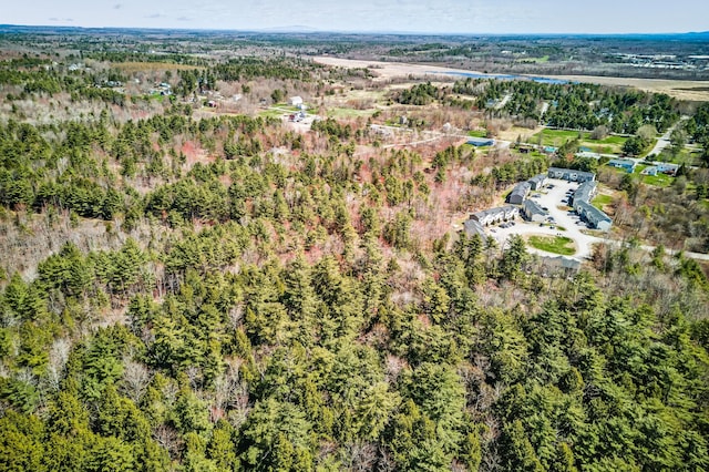 1026 Essex St, Bangor, ME 04401 - aerial view of property and surrounding area featuring a forest