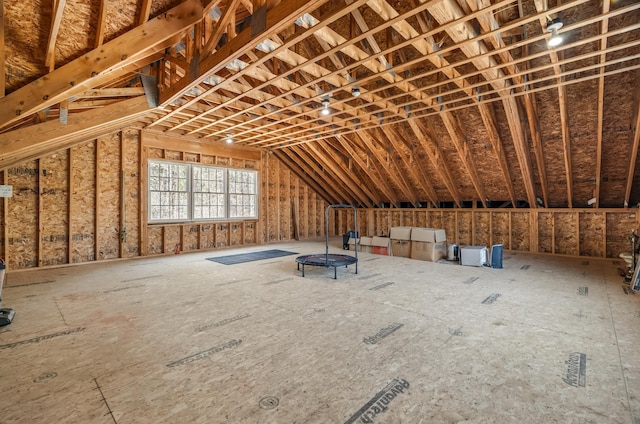 1026 Essex St, Bangor, ME 04401 - view of unfinished attic