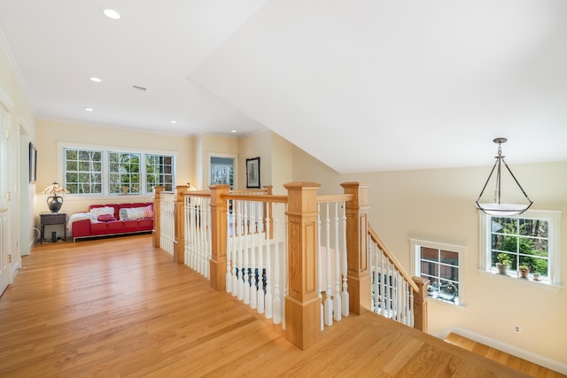 1026 Essex St, Bangor, ME 04401 - bonus room with light wood finished floors, recessed lighting, and baseboards
