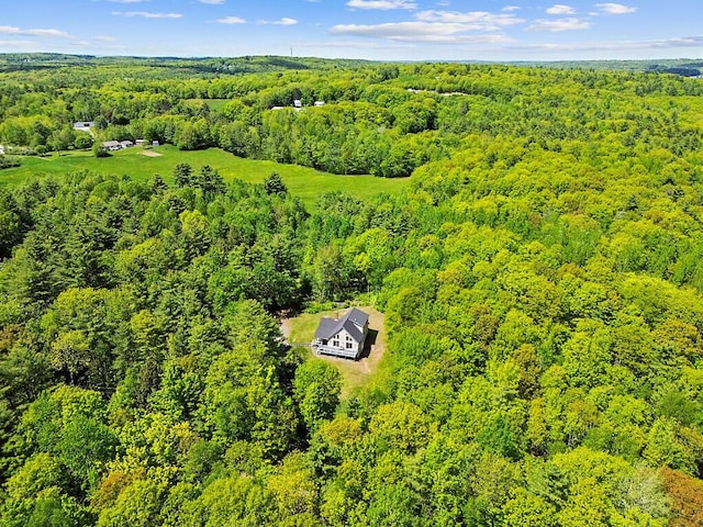 52 Casey Rd, Windsor, ME 04363 - view from above of property featuring a forest