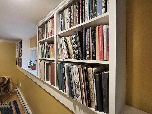 detailed view of baseboard heating