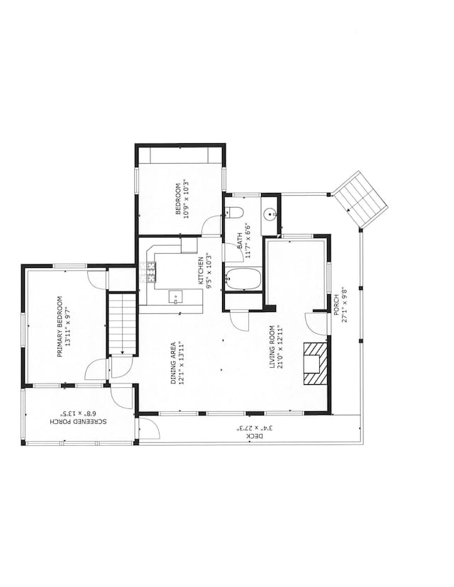 61 Beechwoods Rd, Oxford, ME 04270 - floor plan / room layout