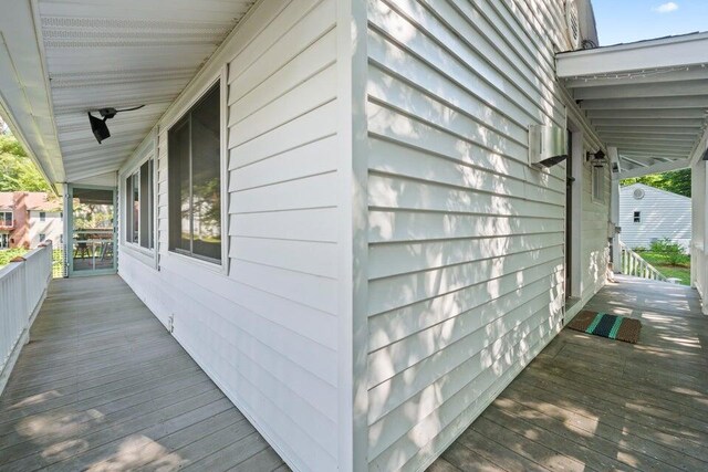 61 Beechwoods Rd, Oxford, ME 04270 - view of property exterior featuring a wooden deck