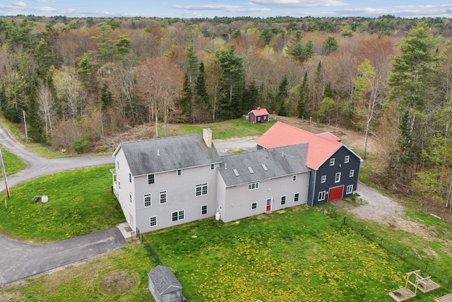 20 Motorcycle Dr, Windham, ME 04062 - aerial view of a heavily wooded area