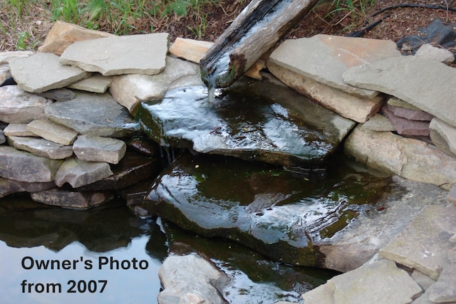 320 Spring Rd, Augusta, ME 04330 - exterior view of a garden pond