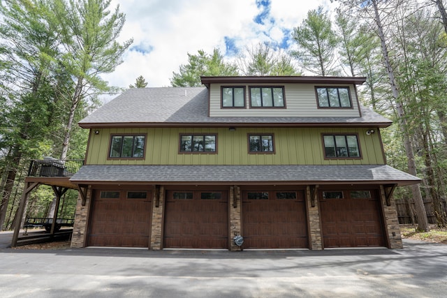 106 Webb River Dr, Dixfield, ME 04224 - garage featuring driveway