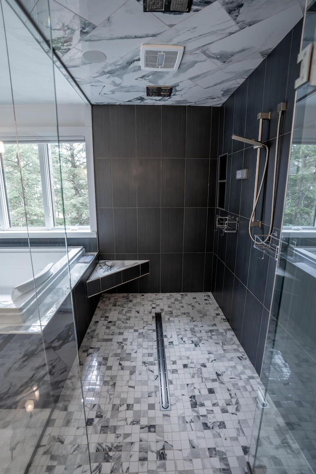 106 Webb River Dr, Dixfield, ME 04224 - full bath featuring a shower stall