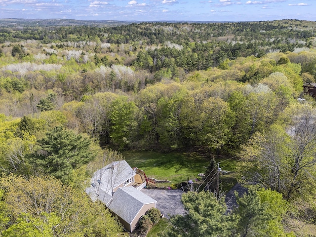 591 Eight Rod Rd, Augusta, ME 04330 - aerial view of property and surrounding area with a forest