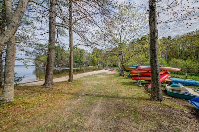 5 Goodridge Dr Unit 5, Naples, ME 04055 - view of green lawn featuring a water view