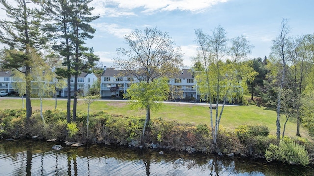 5 Goodridge Dr Unit 5, Naples, ME 04055 - view of community featuring a lawn, a water view, and a residential view