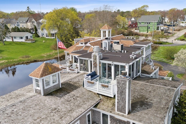 15 Christensen Ln Unit A1, Kennebunk, ME 04043 - dock featuring a residential view and a deck with water view