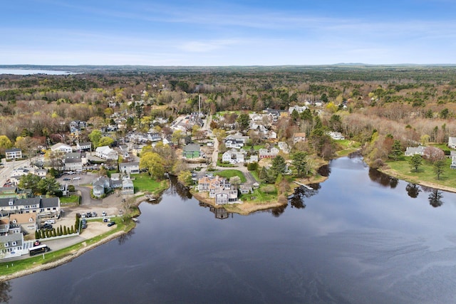 15 Christensen Ln Unit A1, Kennebunk, ME 04043 - aerial view of property and surrounding area with a nearby body of water and nearby suburban area