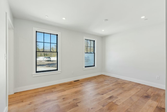 11 Acorn Ave, Kennebunkport, ME 04046 - unfurnished room featuring light wood-type flooring, baseboards, and recessed lighting