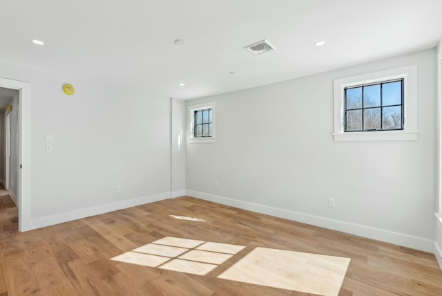 11 Acorn Ave, Kennebunkport, ME 04046 - unfurnished room featuring baseboards, light wood finished floors, and recessed lighting