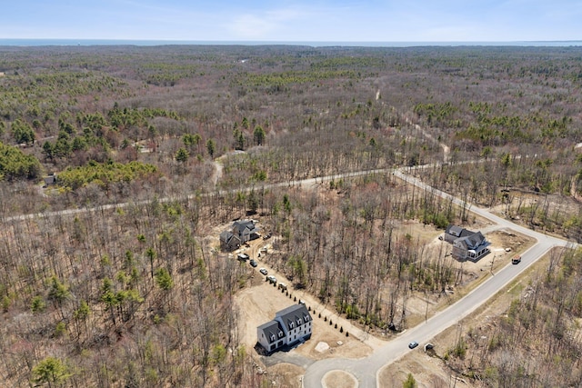 11 Acorn Ave, Kennebunkport, ME 04046 - aerial overview of property's location featuring a heavily wooded area