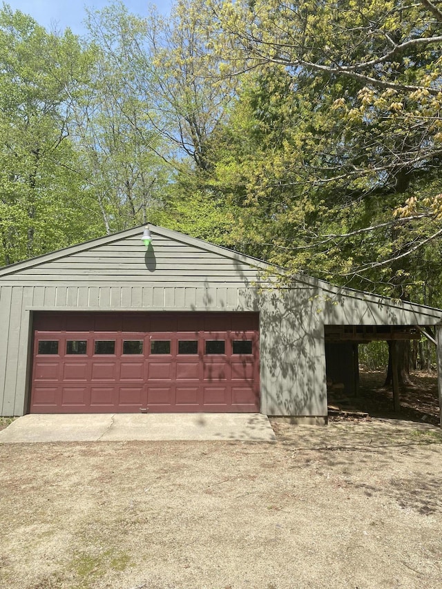 597 Sweden Rd, Bridgton, ME 04009 - garage featuring a garage