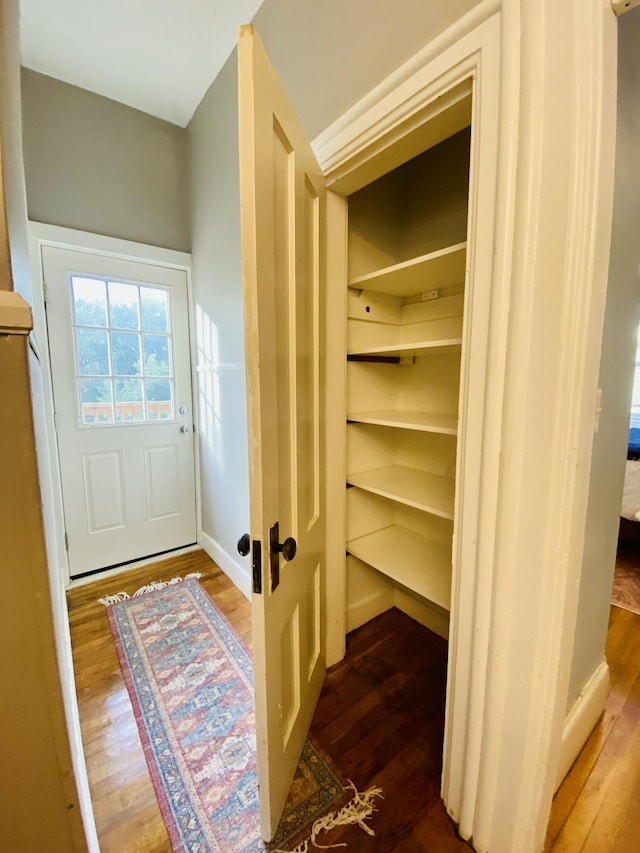 view of closet
