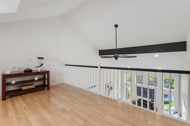 11 Oxford Rd, Windham, ME 04062 - hall with high vaulted ceiling and wood finished floors