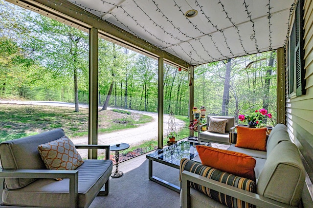 1 Mayflower Way, Norway, ME 04268 - sunroom with an outdoor hangout area