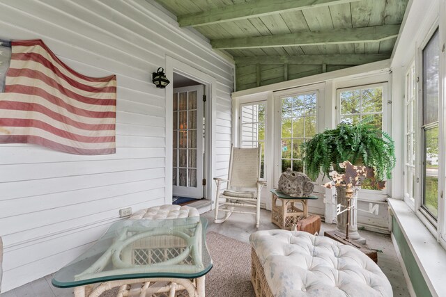 342 York St, York, ME 03909 - sunroom featuring french doors