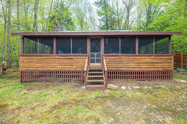 106 Shady Ln, Parsonsfield, ME 04047 - chalet / cabin with a sunroom