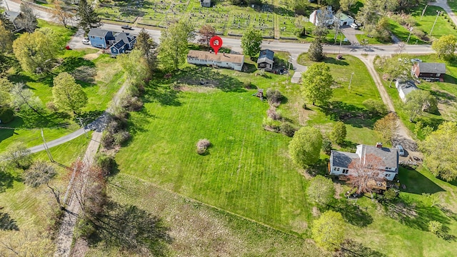 aerial perspective of suburban area