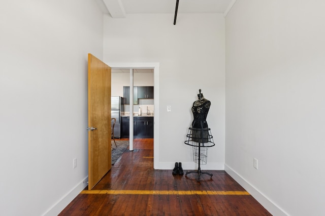 2 Main St Unit 17-410, Biddeford, ME 04005 - empty room featuring hardwood / wood-style floors and baseboards