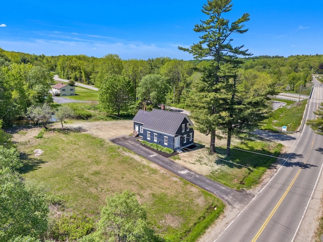 558 High St, West Gardiner, ME 04345 - view from above of property with a forest
