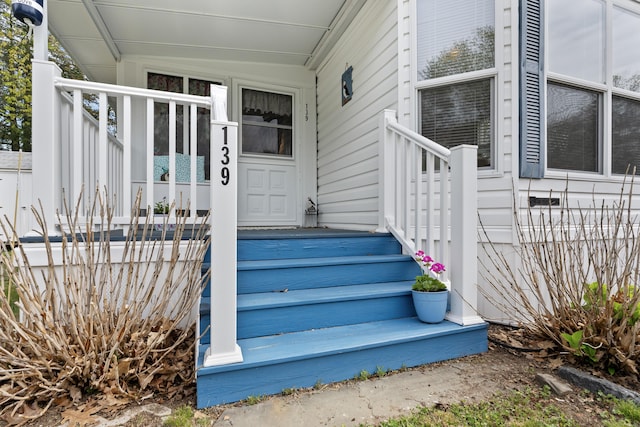 430 Post Rd Unit 139, Wells, ME 04090 - doorway to property featuring covered porch