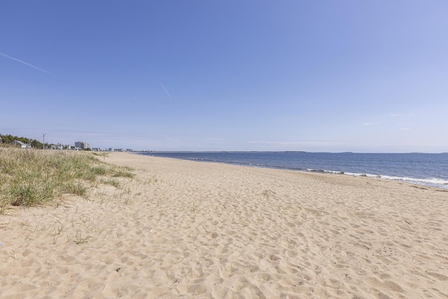 water view featuring local beach