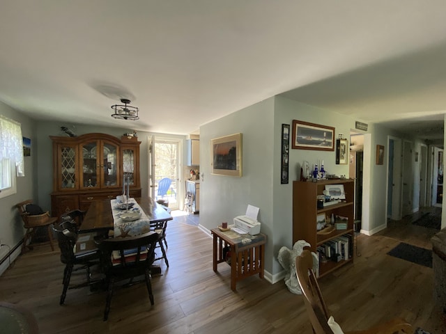 17 Canterbury Rd, Brewer, ME 04412 - dining room with wood finished floors and baseboards