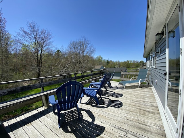17 Canterbury Rd, Brewer, ME 04412 - view of wooden terrace