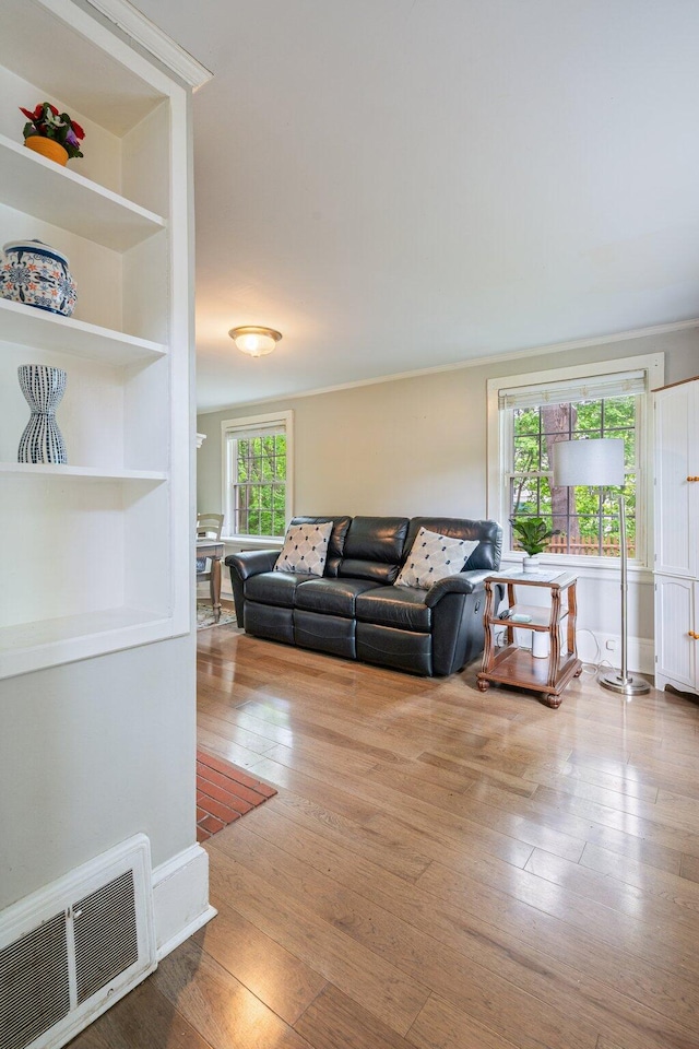 99 Spring St, Saco, ME 04072 - living area featuring hardwood / wood-style flooring