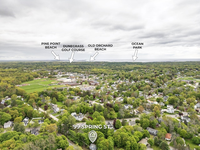 99 Spring St, Saco, ME 04072 - drone / aerial view