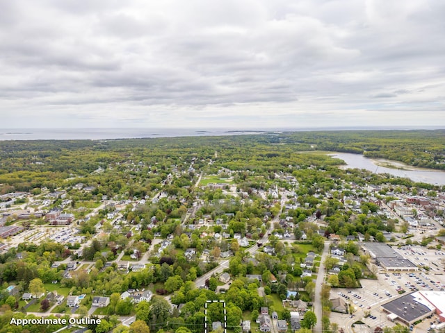 99 Spring St, Saco, ME 04072 - drone / aerial view of a forest and a large body of water