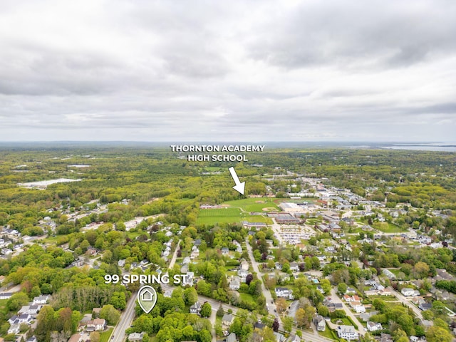 99 Spring St, Saco, ME 04072 - bird's eye view of a heavily wooded area