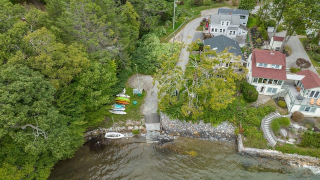 23 Amerescoggin Rd, Falmouth, ME 04105 - aerial view of a nearby body of water