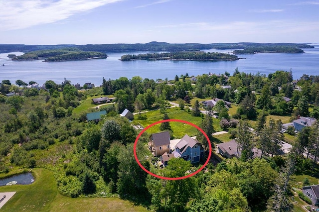 33 Latour St, Castine, ME 04421 - bird's eye view of a large body of water