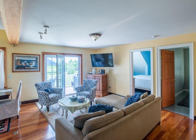 33 Latour St, Castine, ME 04421 - living area with baseboards and wood finished floors