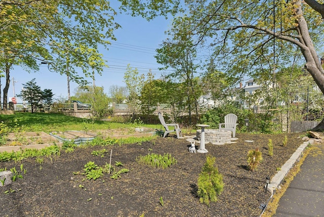 61 Granite St, Bath, ME 04530 - view of yard featuring fence and a vegetable garden