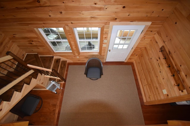 106 Shady Ln, Newport, ME 04953 - bonus room featuring wood walls