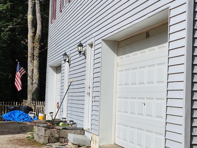 9 Hidden Dr, New Gloucester, ME 04260 - view of garage