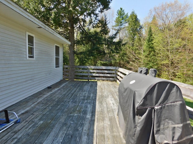9 Hidden Dr, New Gloucester, ME 04260 - wooden terrace with area for grilling