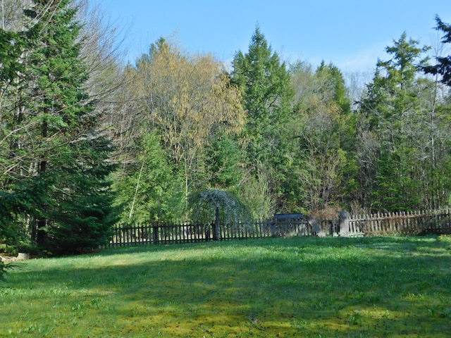 9 Hidden Dr, New Gloucester, ME 04260 - view of yard featuring a view of trees