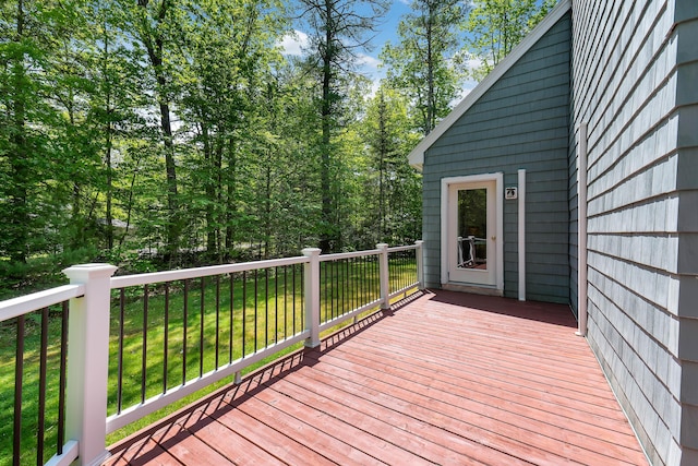 400 Chopps Cross Rd, Woolwich, ME 04579 - view of wooden terrace